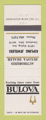 Matchbook Cover - Bulova Watches Kipling Jewelry Cleveland OH