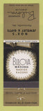 Matchbook Cover - Bulova Watches Noe's Jewelry Harrisonville MO