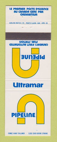 Matchbook Cover - Pipeline Ultramar oil gas QC Canada