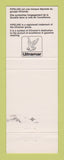 Matchbook Cover - Pipeline Ultramar oil gas QC Canada