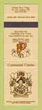 Matchbook Cover - Lord Jeffrey's Restaurant Amherst NH Salem