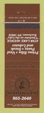 Matchbook Cover - Tony's Bootlegger Rochester NY restaurant