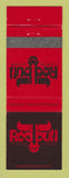 Matchbook Cover - Red Bull Cocktail Lounge Holiday Inn Scottsdale AZ