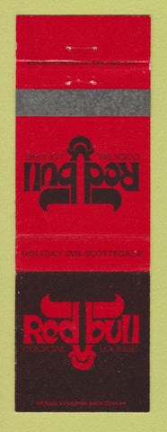 Matchbook Cover - Red Bull Cocktail Lounge Holiday Inn Scottsdale AZ