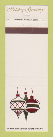 Matchbook Cover - Ozaukee Country Club Milwaukee Curling Mequon WI Christmas