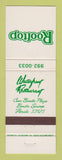 Matchbook Cover - Rooftop Waterfront Restaurant Bonita Springs FL