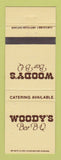 Matchbook Cover - Woody's BBQ Jacksonville FL