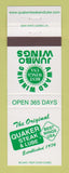 Matchbook Cover - Quaker Steak & Lube Chicken Wings