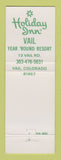 Matchbook Cover - Holiday Inn Vail Colorado