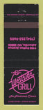 Matchbook Cover - McGuffey's Westside Grill Asheville NC WEAR