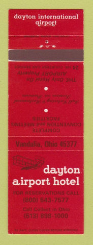 Matchbook Cover - Dayton Airport Hotel Vandalia OH