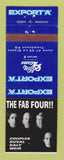 Matchbook Cover - Export A Cigarettes Golf John Daly David Duval Fred Couples