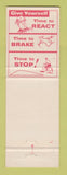 Matchbook Cover - Monsanto Safety Springfield MA Plant
