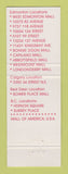 Matchbook Cover - Albert's Family Restaurants Edmonton AB Calgary Red Deer