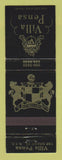 Matchbook Cover - Villa Pensa New York City WEAR