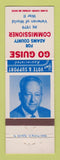 Matchbook Cover - Go Guise for Adams County Commissioner  PA?