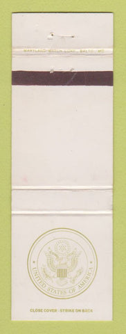 Matchbook Cover - United States of America Seal WEAR