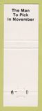 Matchbook Cover - Ron Gilbride Public Defender Election