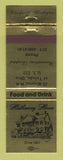 Matchbook Cover - Hathaway House Restaurant Toledo OH