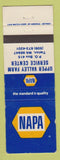 Matchbook Cover - NAPA Auto Parts Upper Valley Farm Service Center Tieton WA