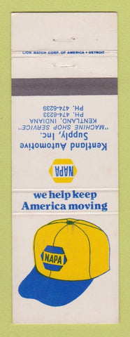 Matchbook Cover - NAPA Auto Parts Kentland Auto Kentland IN