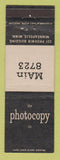 Matchbook Cover - The Photocopy Company Minneapolis MN