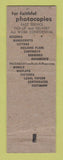 Matchbook Cover - The Photocopy Company Minneapolis MN