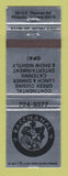Matchbook Cover - Bacchanal Restaurant Greek Phoenix AZ