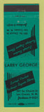 Matchbook Cover - Larry's Cactus Liquor Store Las Cruces NM GREEN