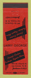 Matchbook Cover - Larry's Cactus Liquor Store Las Cruces NM ORANGE