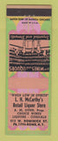 Matchbook Cover - LH McCarthy's Liquor Store Rome NY WORN BACK