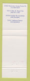 Matchbook Cover - Tom's Oyster Bar Grosse Pointe Royal Oak Detroit Southfield MI