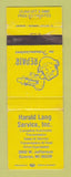 Matchbook Cover - Harold Lang Service Auto Repair Ecorse MI WEAR