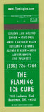 Matchbook Cover - Flaming Ice Club Boardman OH Jewelry Essential Oils
