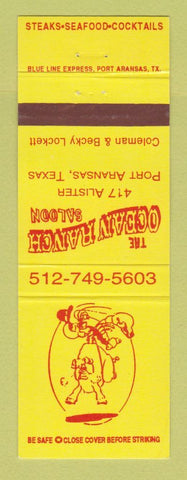 Matchbook Cover - The Ocean Ranch Saloon Port Aransas TX