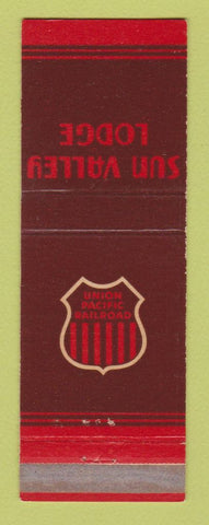 Matchbook Cover - Sun Valley Lodge ID Union Pacific Railroad