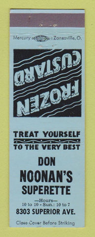 Matchbook Cover - Don Noonan's Superette Frozen Custard
