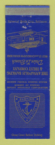Matchbook Cover - Annapolis Banking and Trust Company MD