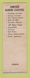 Matchbook Cover - Annapolis Banking and Trust Company MD
