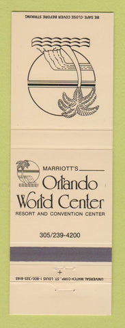 Matchbook Cover - Marriott Orlando World Center FL