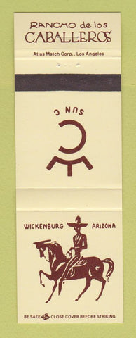 Matchbook Cover - Rancho de los Caballeros Wickenburg AZ