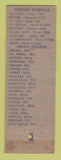 Matchbook Cover - Gillette Motor Transport Dallas TX WEAR