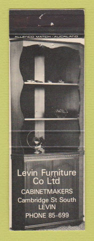 Matchbook Cover - Levin Furniture Company New Zealand Full Length