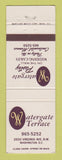 Matchbook Cover - Watergate Terrace Washington DC