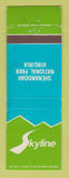 Matchbook Cover - Skyline Shenandoah National Park VA