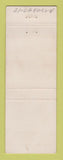 Matchbook Cover - Bulova Watches HW Pettengill Jewelry Tilton NH  WEAR