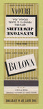 Matchbook Cover - Bulova Watches Keystone Jewelry Ocala FL