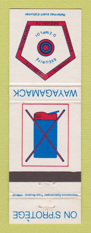 Matchbook Cover - Wayagamack on S'Portege QC