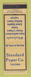 Matchbook Cover - Standard Paper Company Tacoma WA