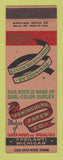 Matchbook Cover - Peninsular Paper Company Ypsilanti MI SAMPLE